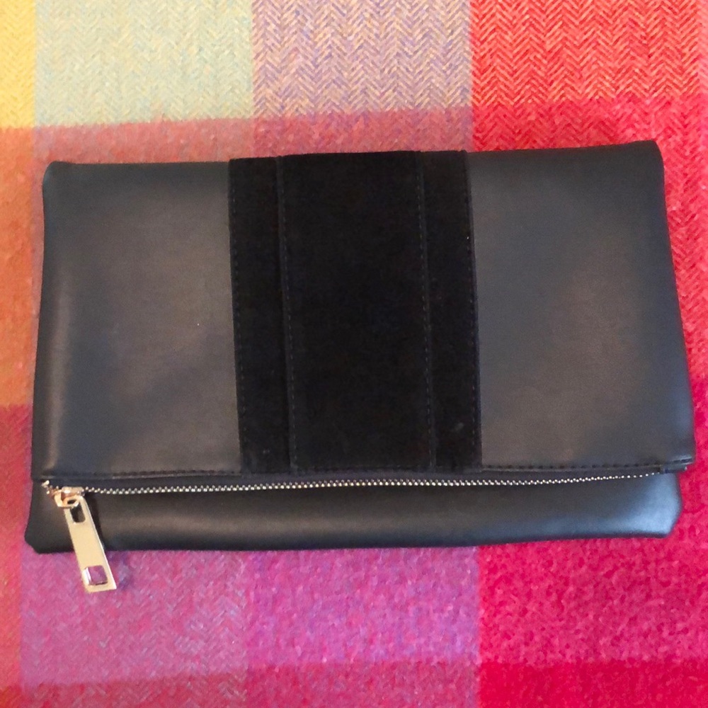 Summer & Rose Vegan Leather Foldover Clutch